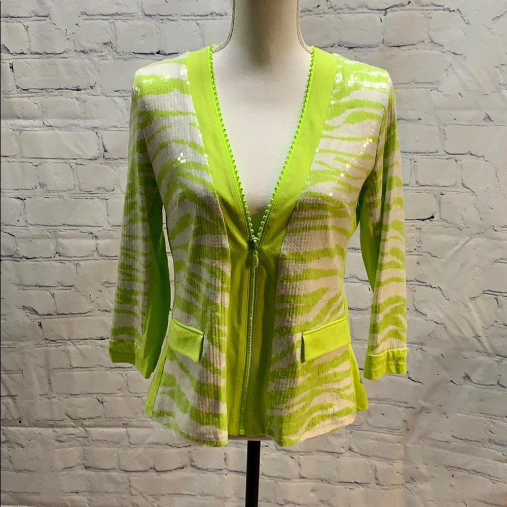 Berek Green & White Jacket-Size S - Picture 3 of 11